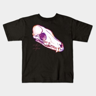 Red Fox Skull Kids T-Shirt